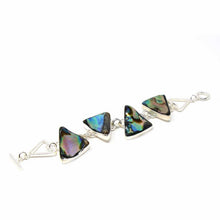 Load image into Gallery viewer, Bracelet, Abalone Triangle Link
