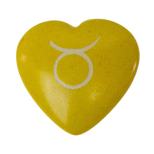 Load image into Gallery viewer, Zodiac Soapstone Hearts, Pack of 5: TAURUS

