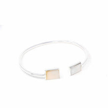 Load image into Gallery viewer, Cuff Bracelet, Mother of Pearl Square
