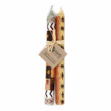 Load image into Gallery viewer, Tall Hand Painted Candles - Pair - Akono Design - Nobunto
