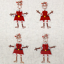 Load image into Gallery viewer, Dancing Girl Santa Pin - Creative Alternatives
