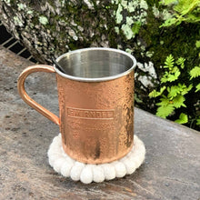 Load image into Gallery viewer, Hand Crafted Felt Ball Coasters from Nepal: 4-pack, Light Grey - Global Groove (T)
