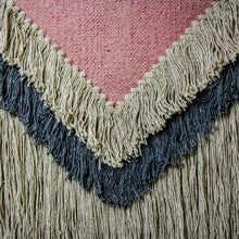 Load image into Gallery viewer, Handwoven Boho Wall Hanging, Pink with Cream Fringe
