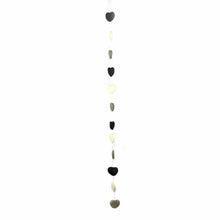 Load image into Gallery viewer, Hand Crafted Felt from Nepal: Hearts Garland, Grey
