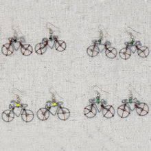 Load image into Gallery viewer, Wire Bicycle Earrings - Creative Alternatives
