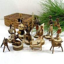 Load image into Gallery viewer, Banana Fiber Nativity Set - Esther Kariuki
