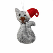 Load image into Gallery viewer, Hand Felted Christmas Ornament: Cat - Global Groove (H)

