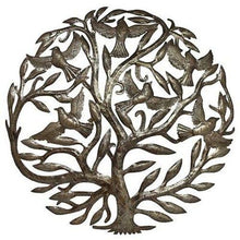 Load image into Gallery viewer, Steel Drum Art - 24 inch Tree of Life - Croix des Bouquets
