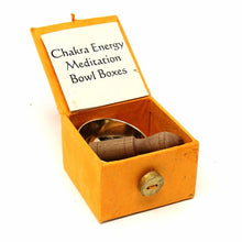 Load image into Gallery viewer, Mini Meditation Bowl Box: 2&quot; Solar Plexus Chakra - DZI (Meditation)
