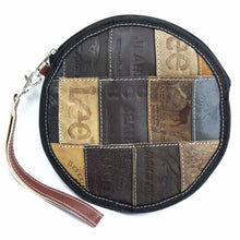 Load image into Gallery viewer, Jean Patch Round Wristlet
