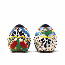 Load image into Gallery viewer, Encantada Handmade Pottery Spice Shakers, Dots &amp; Flowers

