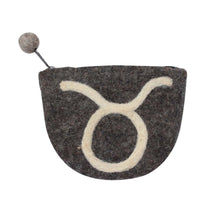 Load image into Gallery viewer, Felt Taurus Coin Purse - Global Groove
