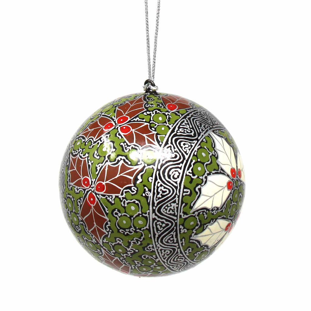 Handpainted Ornament Chinar Leaves